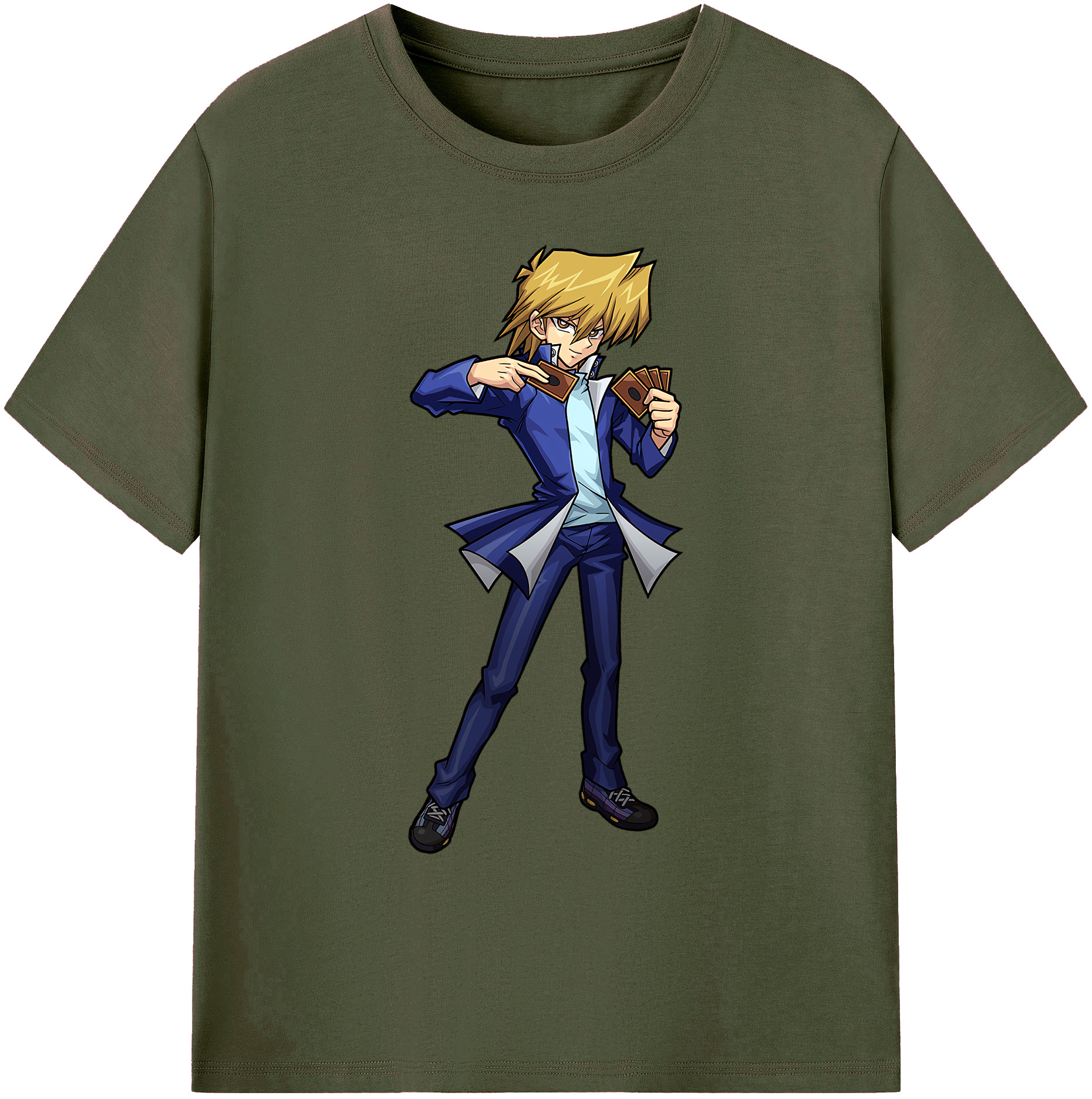 （画像用） 遊☆戯☆王 Yu-Gi-Oh! 綿100％ メンズ半袖Tシャツ｜肌触りやわらか＆通気性